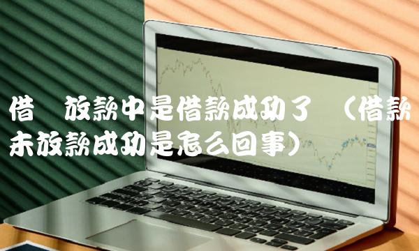 借条放款中是借款成功了吗(借款未放款成功是怎么回事)