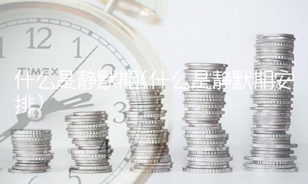 什么是静默期(什么是静默期安排) 什么是静默期(什么是静默期安排)