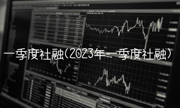一季度社融(2023年一季度社融) 一季度社融(2023年一季度社融)