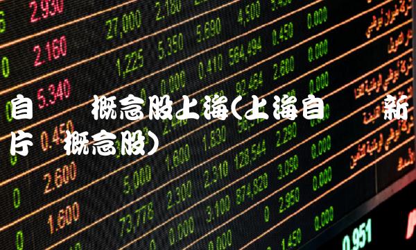 自贸区概念股上海(上海自贸区新片区概念股) 自贸区概念股上海(上海自贸区新片区概念股)