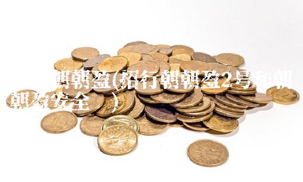 招行朝朝盈(招行朝朝盈2号和朝朝盈安全吗) 招行朝朝盈(招行朝朝盈2号和朝朝盈安全吗)