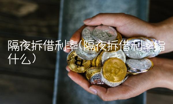 隔夜拆借利率(隔夜拆借利率指什么)
