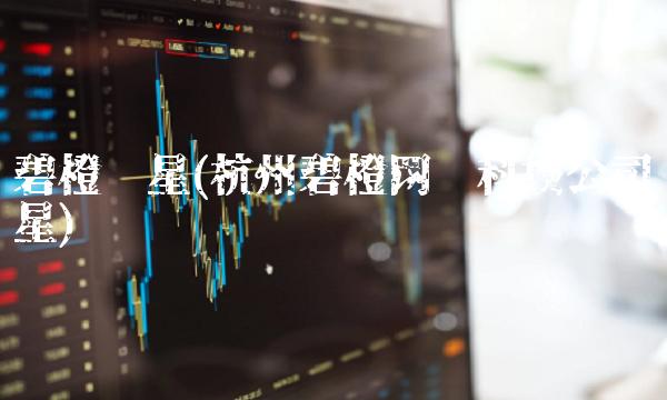 碧橙冯星(杭州碧橙网络科技公司冯星) 碧橙冯星(杭州碧橙网络科技公司冯星)