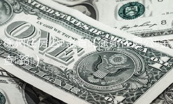 徐州住房公积金查询(徐州住房公积金查询路径) 徐州住房公积金查询(徐州住房公积金查询路径)