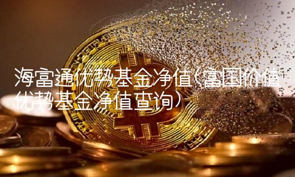 海富通优势基金净值(富国价值优势基金净值查询) 海富通优势基金净值(富国价值优势基金净值查询)