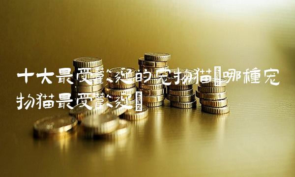 十大最受欢迎的宠物猫(哪种宠物猫最受欢迎) 十大最受欢迎的宠物猫(哪种宠物猫最受欢迎)