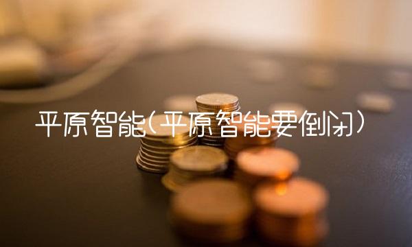 平原智能(平原智能要倒闭) 平原智能(平原智能要倒闭)