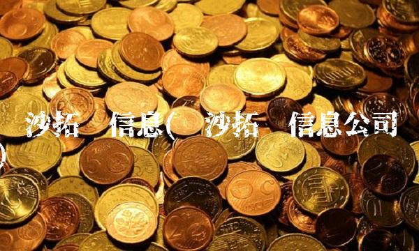 长沙拓维信息(长沙拓维信息公司) 长沙拓维信息(长沙拓维信息公司)