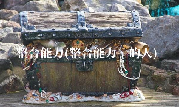 整合能力(整合能力强的人) 整合能力(整合能力强的人)