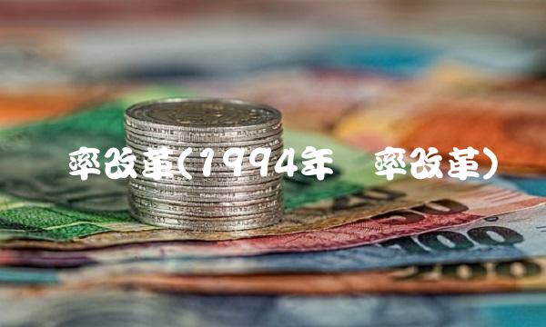 汇率改革(1994年汇率改革) 汇率改革(1994年汇率改革)