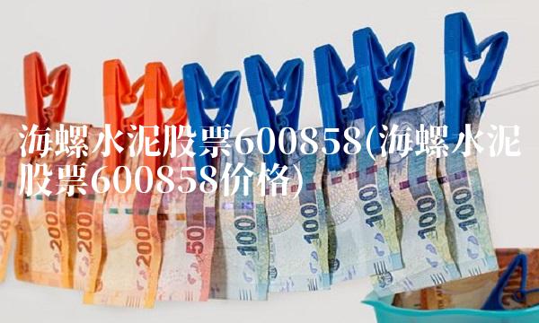 海螺水泥股票600858(海螺水泥股票600858价格)