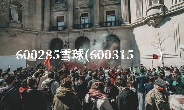 600285雪球(600315Ñ©Çò) 600285雪球(600315Ñ©Çò)