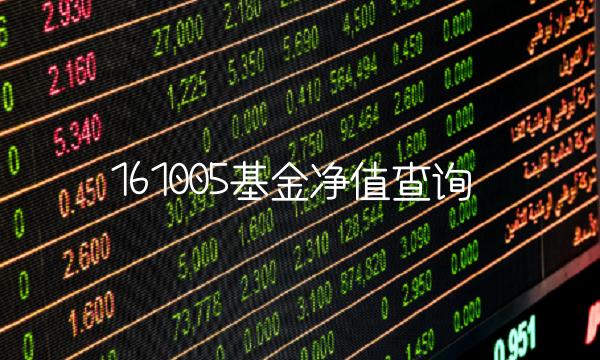 161005基金净值查询 161005基金净值查询