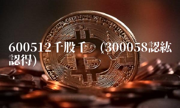 600512千股千评(300058認紘認得) 600512千股千评(300058認紘認得)