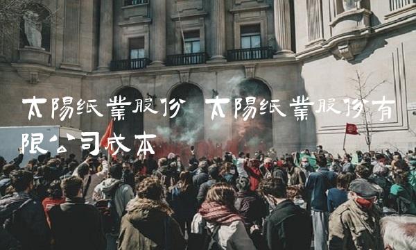 太阳纸业股份 太阳纸业股份有限公司成本 太阳纸业股份 太阳纸业股份有限公司成本