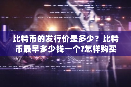 比特币的发行价是多少?比特币最早多少钱一个?怎样购买的?-第1张图片-ZBLOG 比特币的发行价是多少?比特币最早多少钱一个?怎样购买的?-第1张图片-ZBLOG