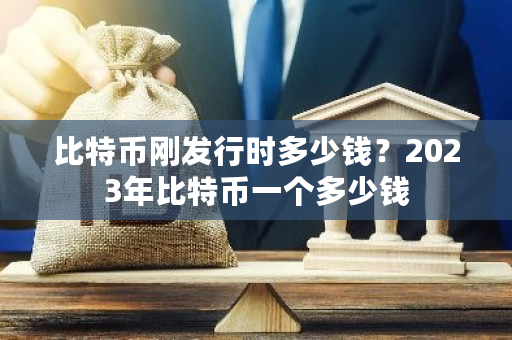 比特币刚发行时多少钱?2023年比特币一个多少钱-第1张图片-ZBLOG 比特币刚发行时多少钱?2023年比特币一个多少钱-第1张图片-ZBLOG