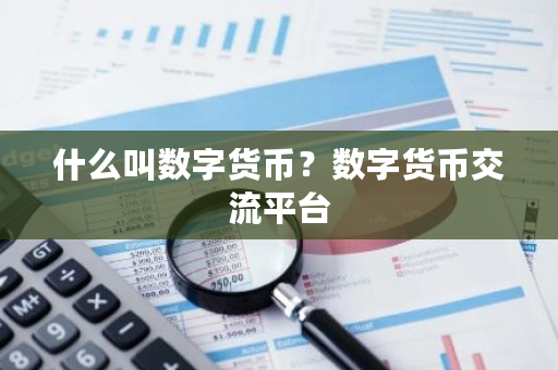 什么叫数字货币？数字货币交流平台-第1张图片-ZBLOG