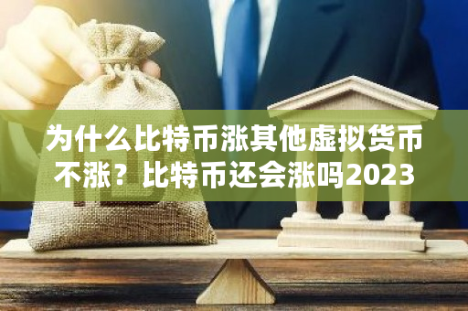 为什么比特币涨其他虚拟货币不涨?比特币还会涨吗2023年8月-第1张图片-ZBLOG 为什么比特币涨其他虚拟货币不涨?比特币还会涨吗2023年8月-第1张图片-ZBLOG
