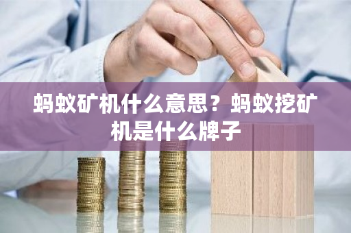 蚂蚁矿机什么意思？蚂蚁挖矿机是什么牌子-第1张图片-ZBLOG