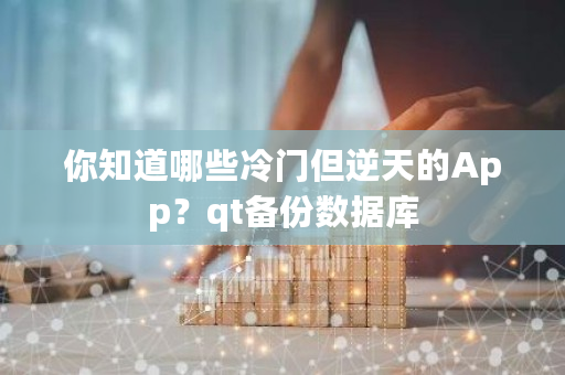 你知道哪些冷门但逆天的App？qt备份数据库-第1张图片-ZBLOG