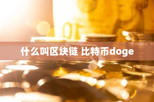 什么叫区块链 比特币doge