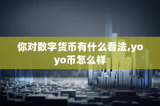 你对数字货币有什么看法,yoyo币怎么样