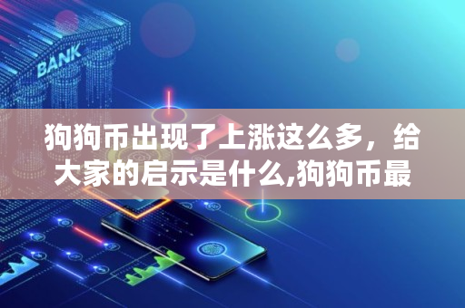 狗狗币出现了上涨这么多，给大家的启示是什么,狗狗币最高涨到多少美元
