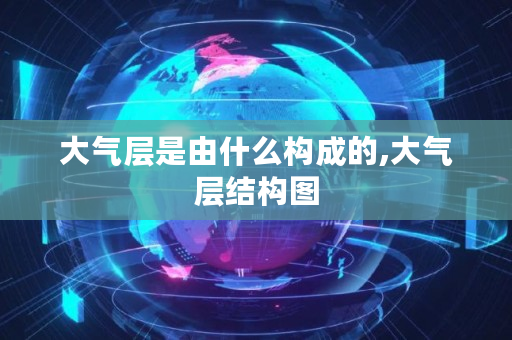 大气层是由什么构成的,大气层结构图