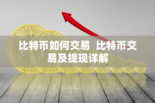 比特币如何交易 比特币交易及提现详解 比特币如何交易 比特币交易及提现详解