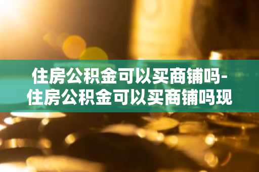 住房公积金可以买商铺吗-住房公积金可以买商铺吗现在