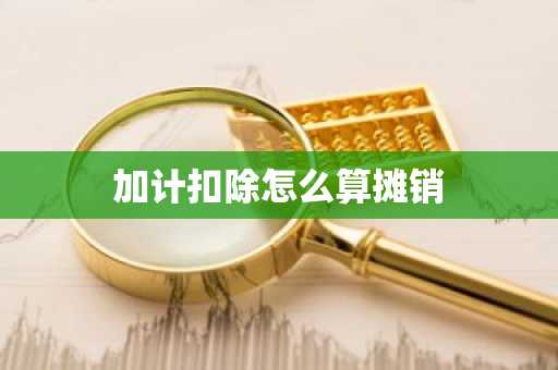 加计扣除怎么算摊销