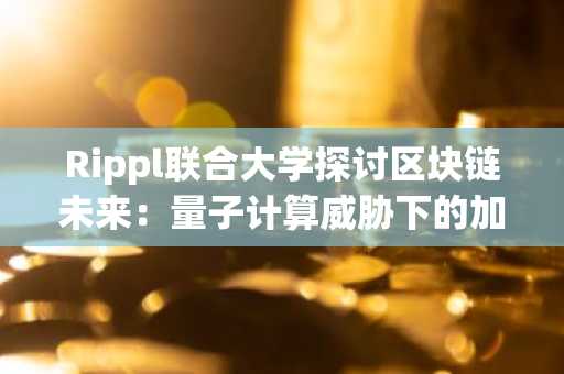Rippl联合大学探讨区块链未来：量子计算威胁下的加密革新