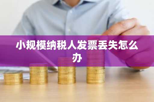 小规模纳税人发票丢失怎么办