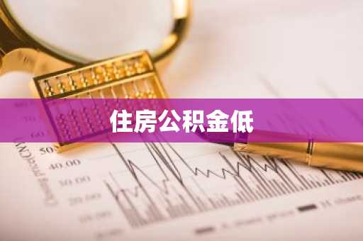 住房公积金低