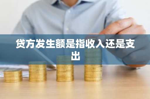 贷方发生额是指收入还是支出
