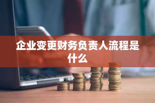 企业变更财务负责人流程是什么