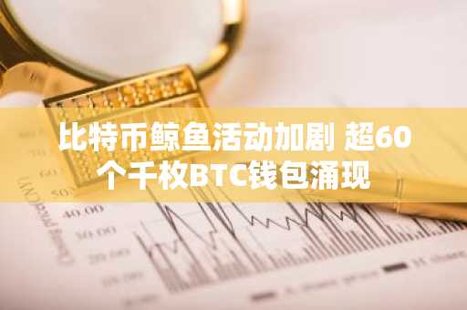 比特币鲸鱼活动加剧 超60个千枚BTC钱包涌现