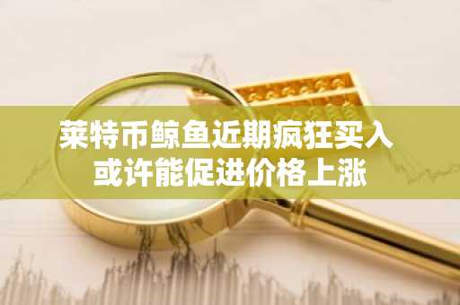 莱特币鲸鱼近期疯狂买入 或许能促进价格上涨