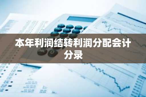 本年利润结转利润分配会计分录