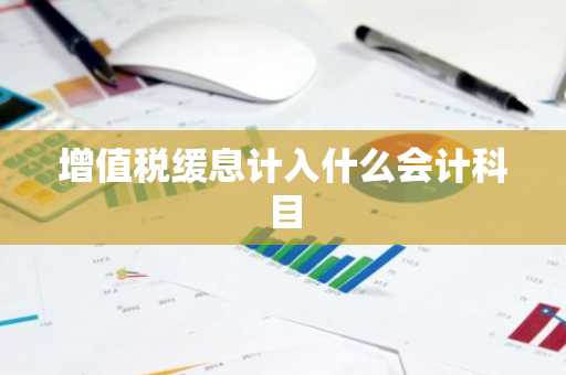增值税缓息计入什么会计科目