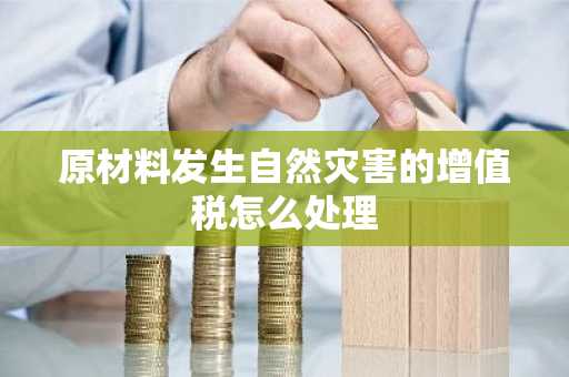 原材料发生自然灾害的增值税怎么处理