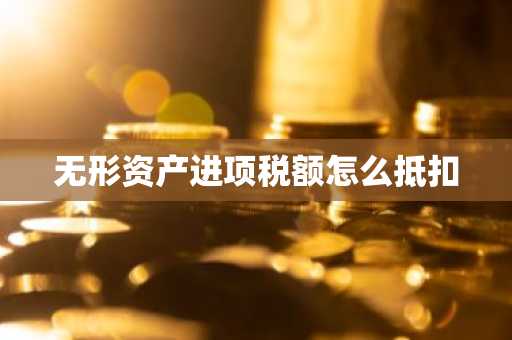 无形资产进项税额怎么抵扣