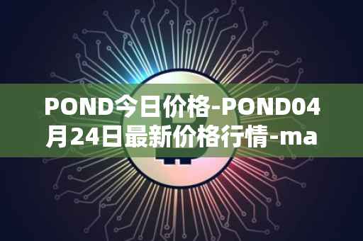 POND今日价格-POND04月24日最新价格行情-marlin最新走势消息