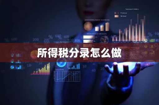 所得税分录怎么做