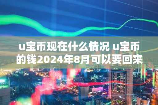 u宝币现在什么情况 u宝币的钱2024年8月可以要回来吗