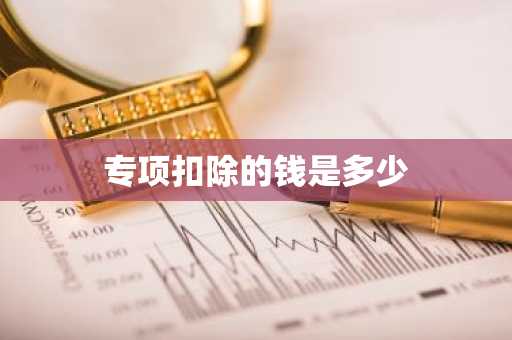 专项扣除的钱是多少