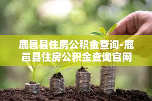 鹿邑县住房公积金查询-鹿邑县住房公积金查询官网