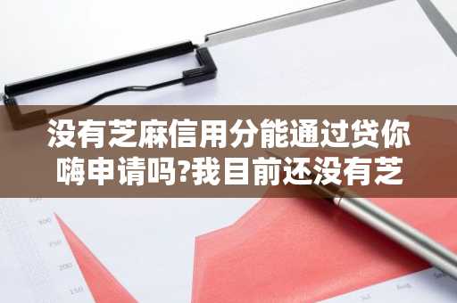 没有芝麻信用分能通过贷你嗨申请吗?我目前还没有芝麻信用分。