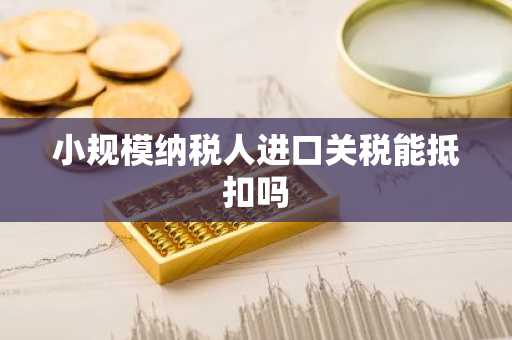 小规模纳税人进口关税能抵扣吗